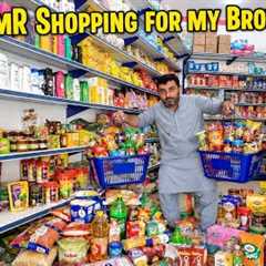 ASMR grocery shopping for my brother in super store 
