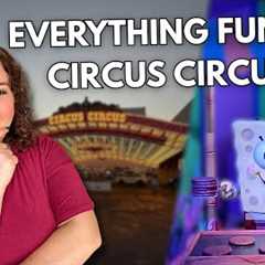 Inside Las Vegas' ONLY Amusement Park - Circus Circus Adventuredome, Spongebob Ride, Free Shows!