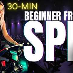 😏 30-Min Spinning Class at Home | HIIT Cycling Workout for Beginners | Free Spin Class