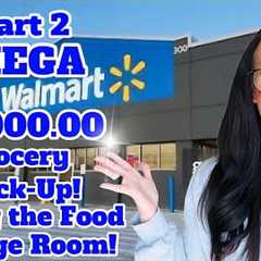 $4,000.00 MEGA WALMART GROCERY STOCK-UP🍎FILLING UP THE FOOD STORAGE ROOM🍎