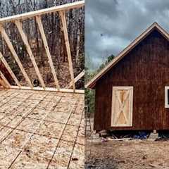 How We Built Our Mortgage Free Cabin: From The Ground Up. The Birth Of Our Homestead.