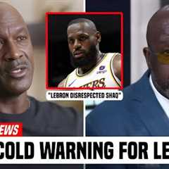 Michael Jordan Sends A CHILLING Message To LeBron After His Attack On Shaq!