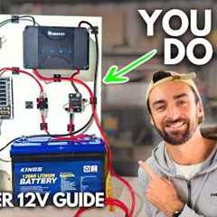 How to Wire a Complete 12V Campervan System (Beginner Friendly)