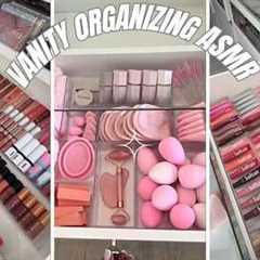 Satisfying ASMR Makeup Vanity Organizing Compilation 💄 | TikTok Restocking Organizer