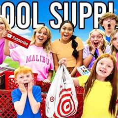 SCHOOL SUPPLiES SHOPPiNG w/ 10 KiDS! [Back to School 2023]