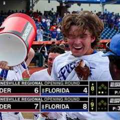 Florida survives Rider with walk-off homer in NCAA baseball regional opener