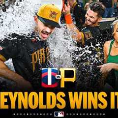 Bryan Reynolds with a walk-off homer on Friday Night Baseball for the Pirates! 🏴‍☠️ | MLB..