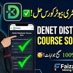 DeNet New Quiz Answers Today | DeNet Mining New Update ⚡