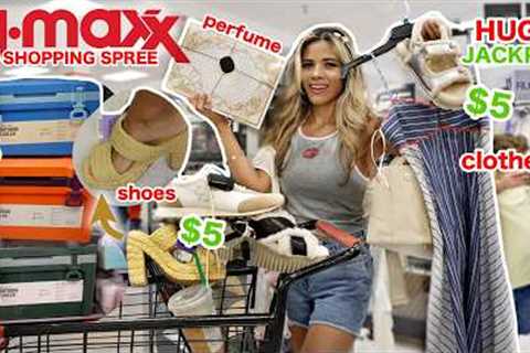 TJ Maxx Shop With Me Shopping Spree! Luxury $5 Summer Finds No Budget
