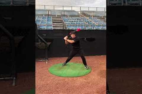 Swing the aero bat to hit like this!#baseball #viral #homerun #fyp