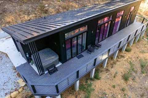 Construction start to finish of a modern ICF mountain cabin.