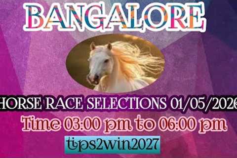 BANGALORE 🐎 RACE 01-05-2026 | TIPS WITH ANALYSIS | FREE HORSE RACE TIPS | #bangaloreracetips