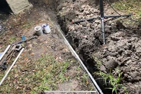 home WATER main LINE replacement from meter to house DIY