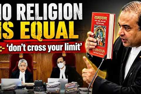 MILORD! NO RELIGION IS EQUAL....SC SHOCKED.....WARNS LAWYER OF CROSSING LIMIT | #supremecourtofindia