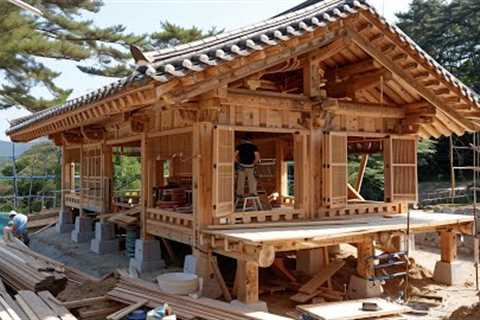 Amazing Process of a Korean Man Building a Wooden House Using 1,000-Year-Old Techniques