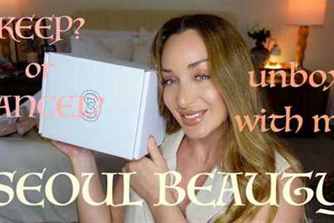 🤍🩵 Seoul Beauty February Unboxing | K-Beauty Subscription Box Reveal &amp; First Impressions ✨