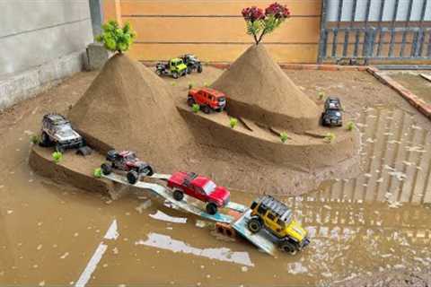 Tiny RC Cars vs Deep Water &amp; Sand Mountain!