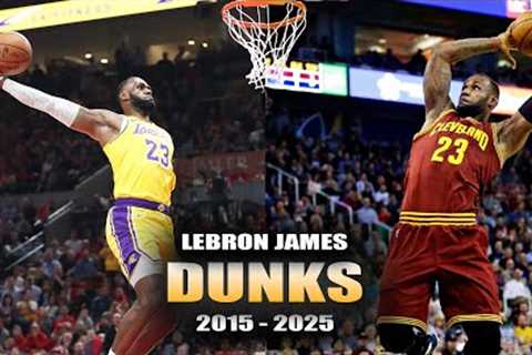 Every Clutch Dunk From Lebron James Over The Past 10 Years