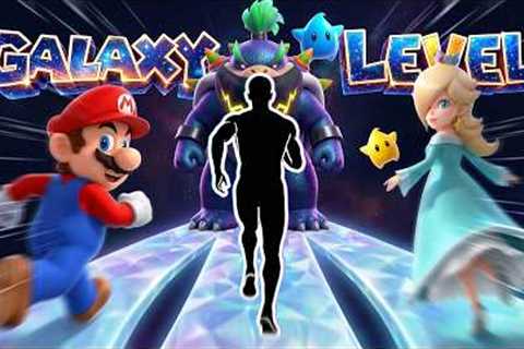 Immersive Interactive Warm Up | SUPER MARIO GALAXY RUN! 🌌🍄 Fun Workout | Full Body