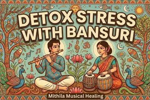 DETOX STRESS WITH BANSURI: Lower Cortisol || Flute &amp; Tabla Therapy for Deepest Healing 