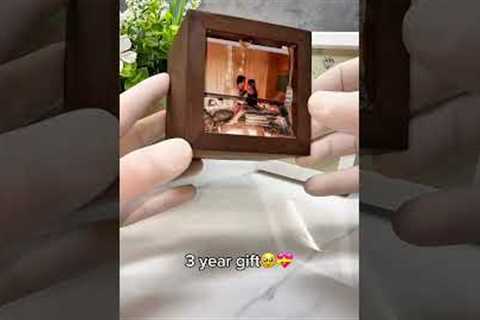 Best anniversary gift for couples❤️💝#couple #gift #love #3years #viral