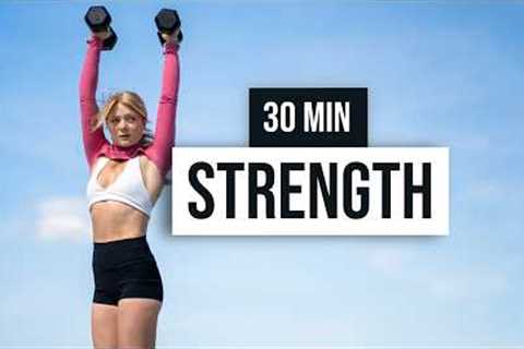 30 MIN HIP HOP Music - Full Body Strength With Weights, Home Workout