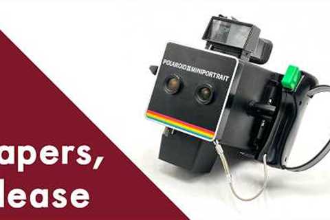 SHORT: Polaroid MiniPortrait Passport Camera