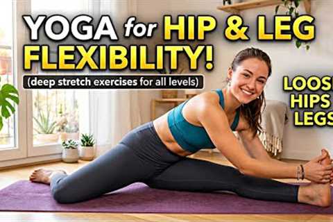 Yoga stretching exercises for hip and leg for more flexibility 