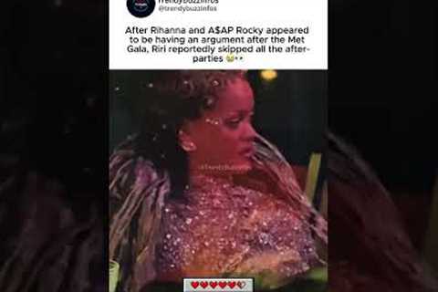 Rihanna “reportedly skips after-parties after argument with A$AP Rocky”  #rihanna