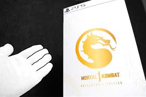 Mortal Kombat 1 Kollector's Edition Unboxing [PS5] + Press kit