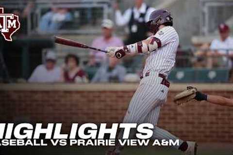 Baseball Highlights: A&amp;M 16, Prairie View 7