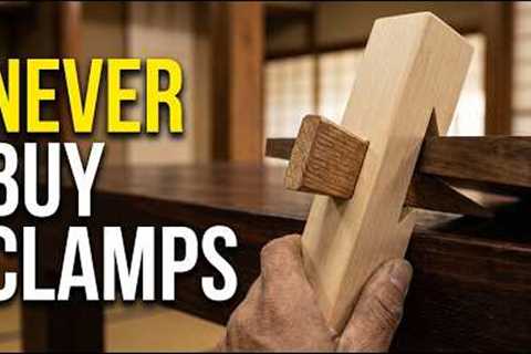 Buying Clamps Doesn’t Have To Be Expensive. Try This $5 Japanese Wedge Technique Instead