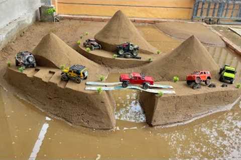 Extreme RC Off Road Challenge on Floating Bridge &amp; Mud Water…