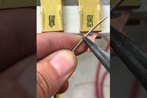 How To Connect Electrical Wire Joint | Easy And Safe Repair Technique #shorts #wire