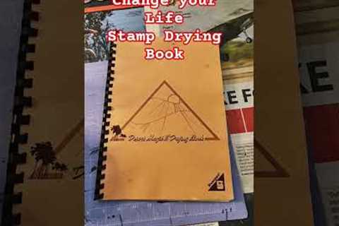 Is This The Coolest Stamp Drying Book Ever?