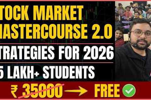 Stock Market Course 2.0 | 2026 Multibaggers | Entry/Exit Strategies | Fundamental &amp; Technicals