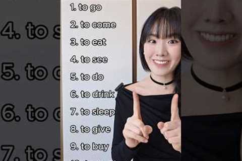 10 MUST-KNOW Korean Verbs😉