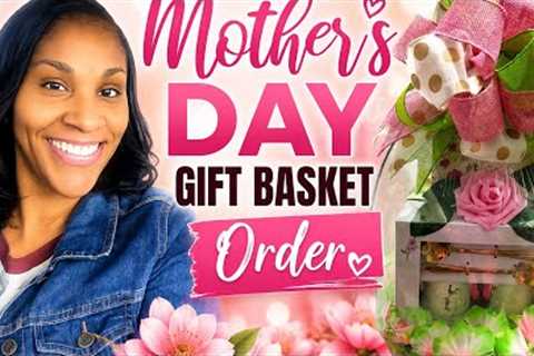 DIY Mother’s Day Gift Basket Order 🌸 Easy &amp; Beautiful Basket Idea # trending #viral #gift