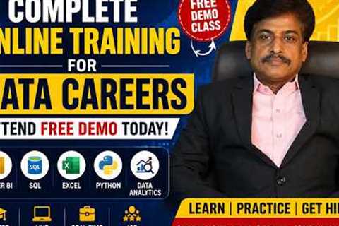 Complete Online Training for Data Careers | Attend Free Demo Today