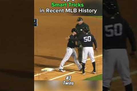 Top 5 Smartest plays in the recent MLB History!#mlb #viral #baseball