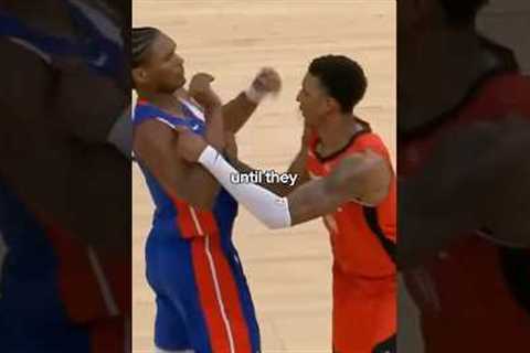 Awkward Fight Between NBA Players