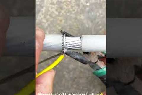 Copper Wire Splicing – Electrician Shows Proper Connection Techniques 🔌