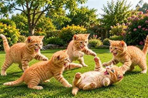 🌟🐱 Adorable Kittens Playing Outdoors | Funny Cat Videos Compilation ✨