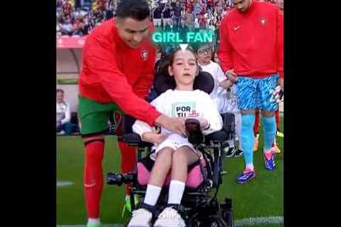 Ronaldo And Disabled Fan Girl❤️‍🩹