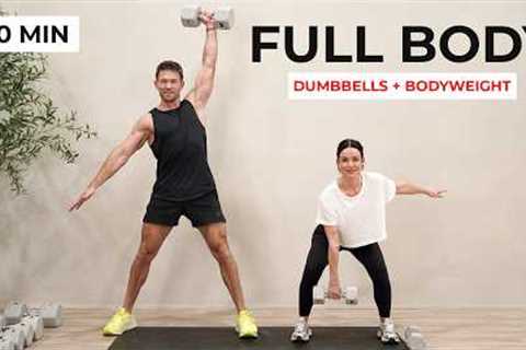 40 MIN Full Body DUMBBELL HIIT Workout 🔥 No Repeats, All Sweat