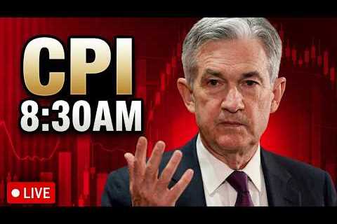 🔴CPI INFLATION DATA 8:30AM! INFLATION SHOCK MARKETS?! | LIVE TRADING