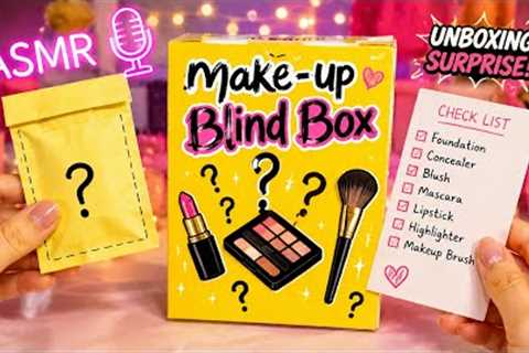 ASMR Makeup Blind Box Unboxing 💄✨ What’s Inside the Mystery Box?!