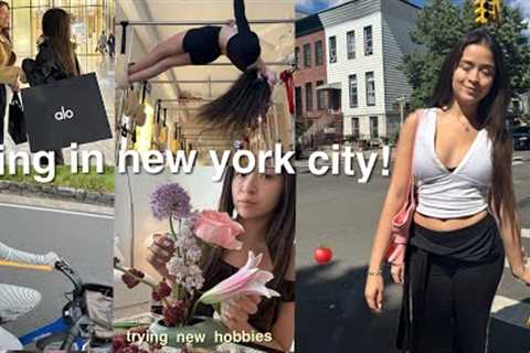 living alone in NYC as a girl trying to find hobbies