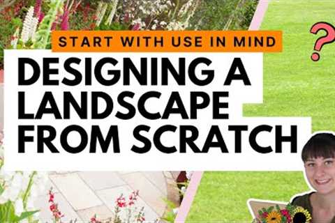 Landscape designing from scratch? It’s important to start with use, first, to come up with ideas 🪴