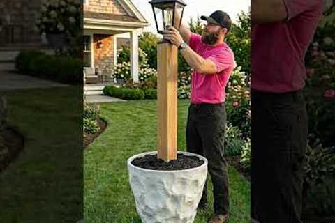 Perfect Garden Decor in 5 Minutes! 🌸 DIY Planter Lantern #garden #gardening #diy